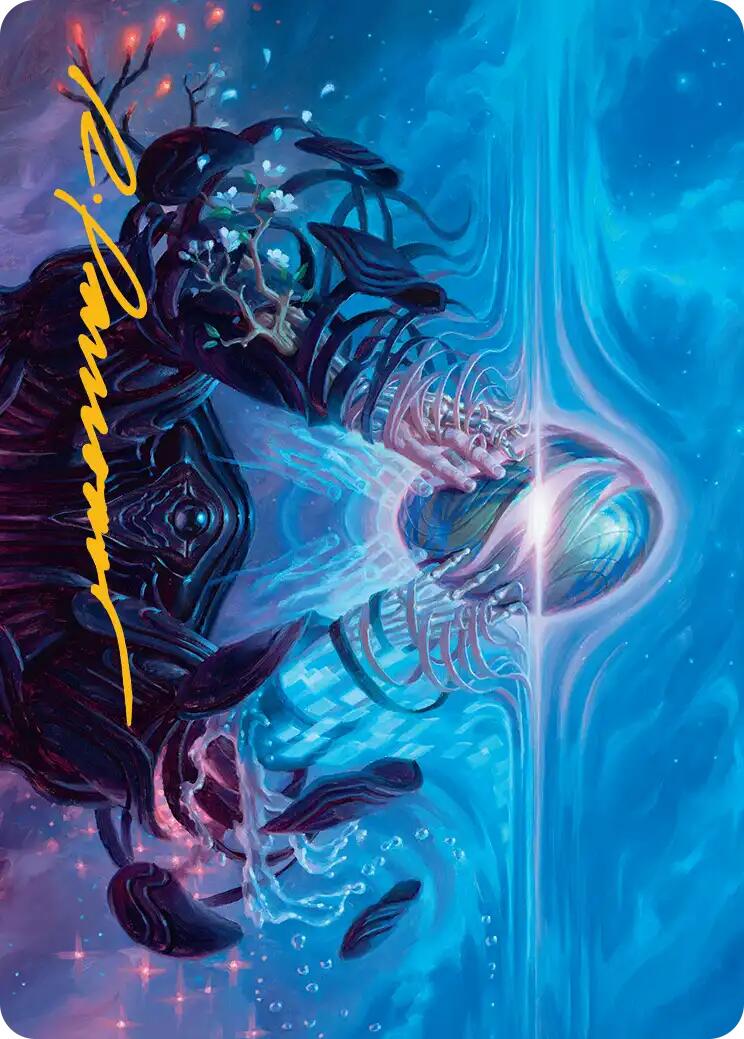 The Endstone Art Card (Gold-Stamped Signature) [Edge of Eternities Art Series] | Gear Gaming Fayetteville