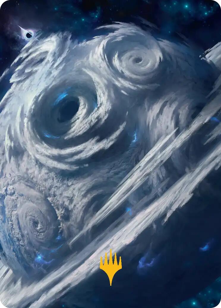 Uthros, Titanic Godcore Art Card (Gold-Stamped Planeswalker Symbol) [Edge of Eternities Art Series] | Gear Gaming Fayetteville