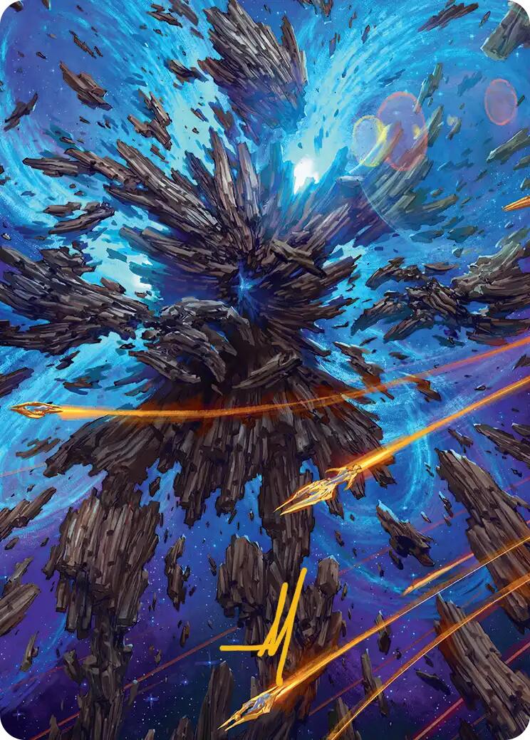 Celestial Colonnade Art Card (Gold-Stamped Signature) [Edge of Eternities Art Series] | Gear Gaming Fayetteville