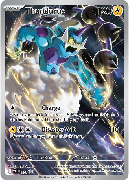 Thundurus (209) [Scarlet & Violet: Black Star Promos] | Gear Gaming Fayetteville