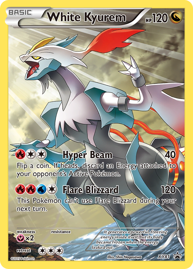 White Kyurem (XY81) (Full Art Promo) [XY: Black Star Promos] | Gear Gaming Fayetteville