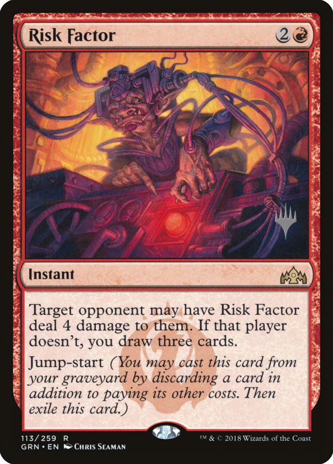 Risk Factor (Promo Pack) [Guilds of Ravnica Promos] | Gear Gaming Fayetteville