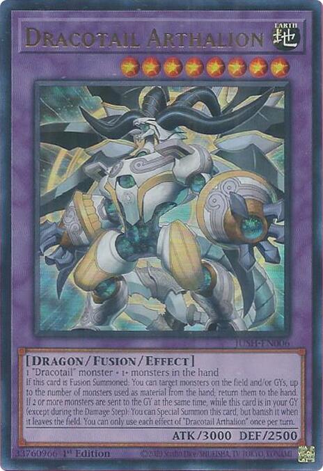 Dracotail Arthalion [JUSH-EN006] Ultra Rare | Gear Gaming Fayetteville