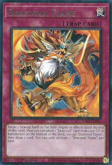 Dracotail Flame [JUSH-EN011] Rare | Gear Gaming Fayetteville