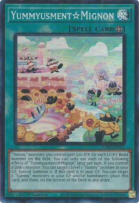 YummyusmentMignon (Super Rare) [JUSH-EN023] Super Rare | Gear Gaming Fayetteville