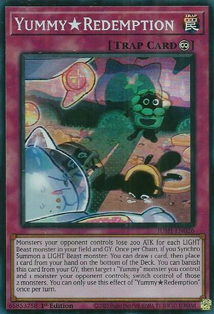 YummyRedemption (Super Rare) [JUSH-EN026] Super Rare | Gear Gaming Fayetteville