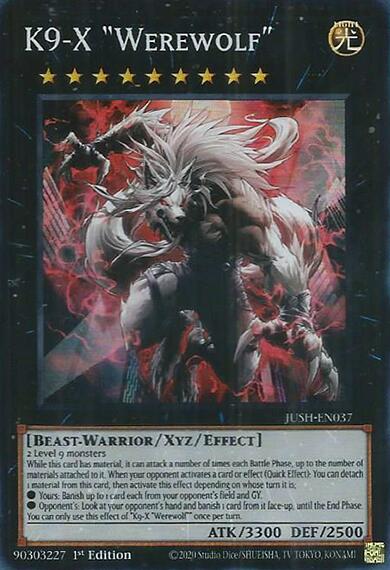 K9-X "Werewolf" [JUSH-EN037] Super Rare | Gear Gaming Fayetteville