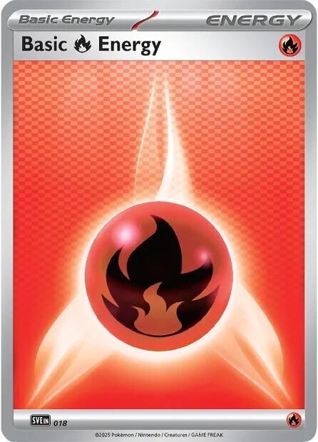 Basic Fire Energy (018) [Scarlet & Violet: Black Bolt] | Gear Gaming Fayetteville