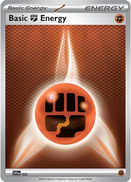 Basic Fighting Energy (022) [Scarlet & Violet: Black Bolt] | Gear Gaming Fayetteville