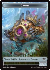 Gnome // Golem (0014) Double-Sided Token [Edge of Eternities Commander Tokens] | Gear Gaming Fayetteville