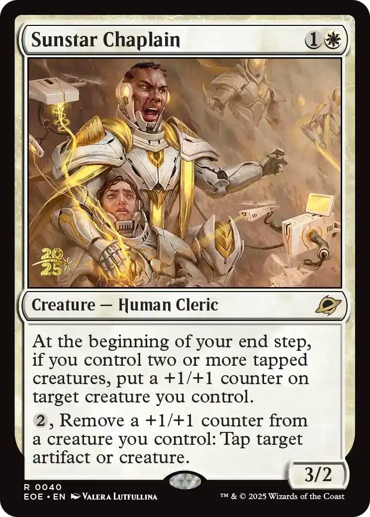 Sunstar Chaplain [Edge of Eternities Prerelease Promos] | Gear Gaming Fayetteville