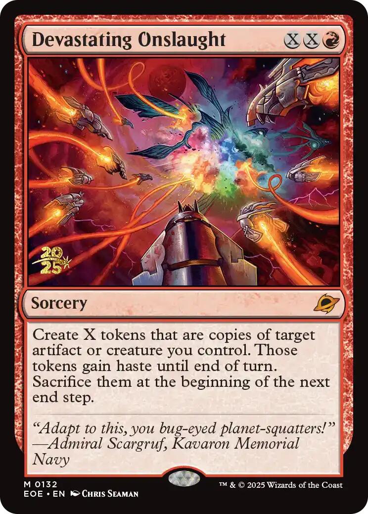 Devastating Onslaught [Edge of Eternities Prerelease Promos] | Gear Gaming Fayetteville