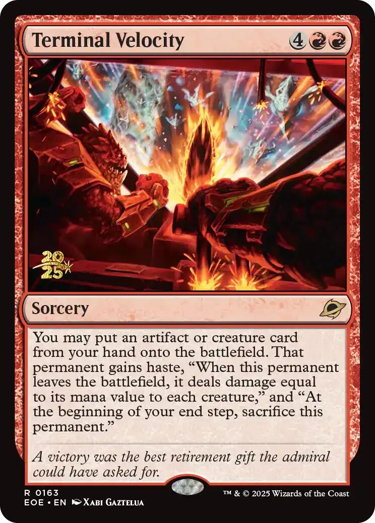 Terminal Velocity [Edge of Eternities Prerelease Promos] | Gear Gaming Fayetteville