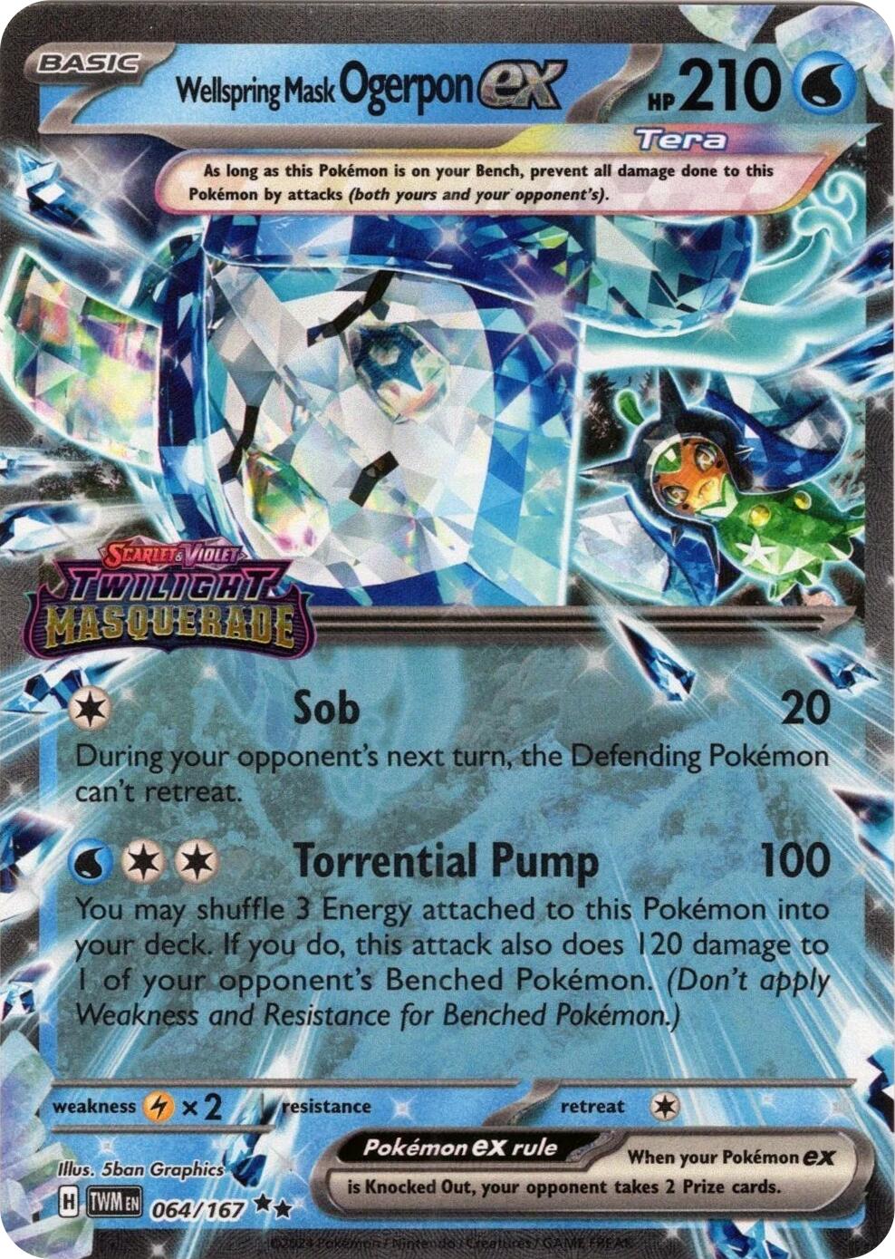 Wellspring Mask Ogerpon ex (064/167) (Stamped) [Miscellaneous Cards] | Gear Gaming Fayetteville