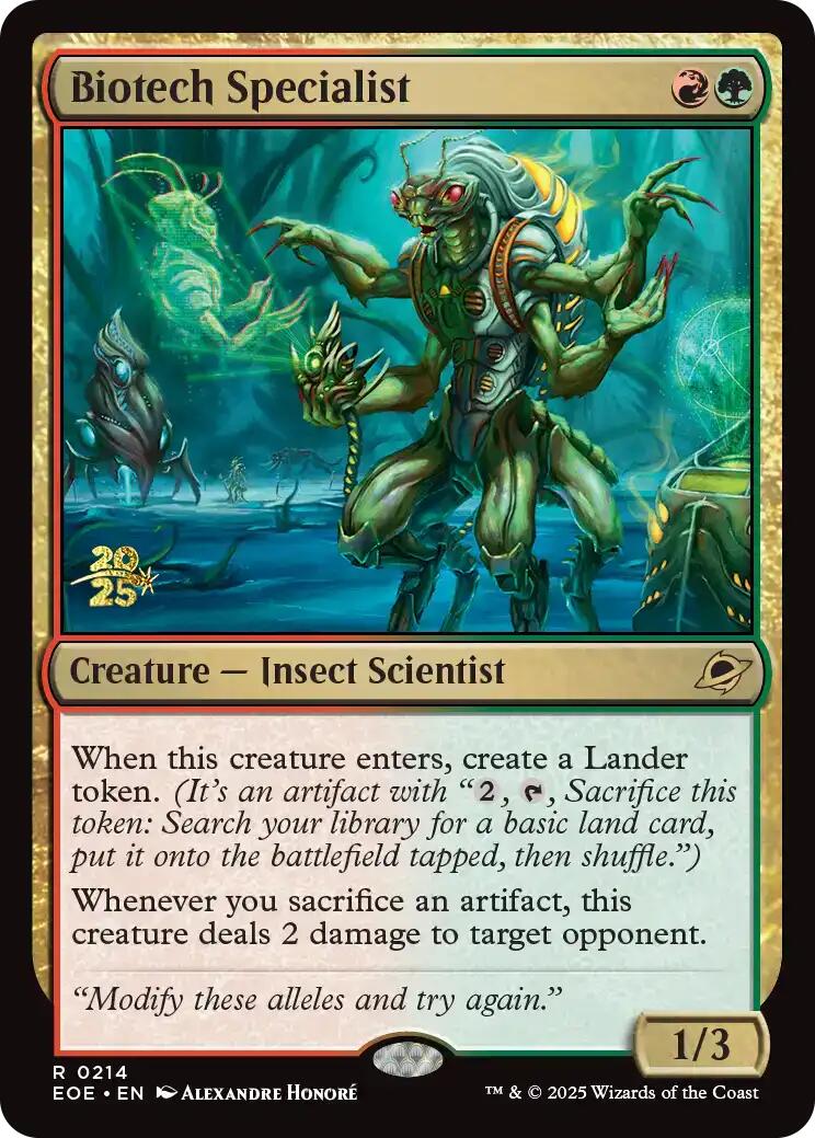 Biotech Specialist [Edge of Eternities Prerelease Promos] | Gear Gaming Fayetteville