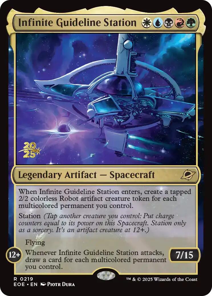 Infinite Guideline Station [Edge of Eternities Prerelease Promos] | Gear Gaming Fayetteville