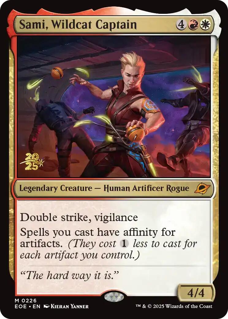 Sami, Wildcat Captain [Edge of Eternities Prerelease Promos] | Gear Gaming Fayetteville