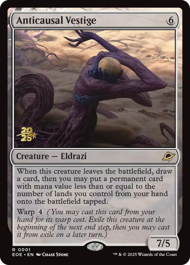 Anticausal Vestige [Edge of Eternities Prerelease Promos] | Gear Gaming Fayetteville