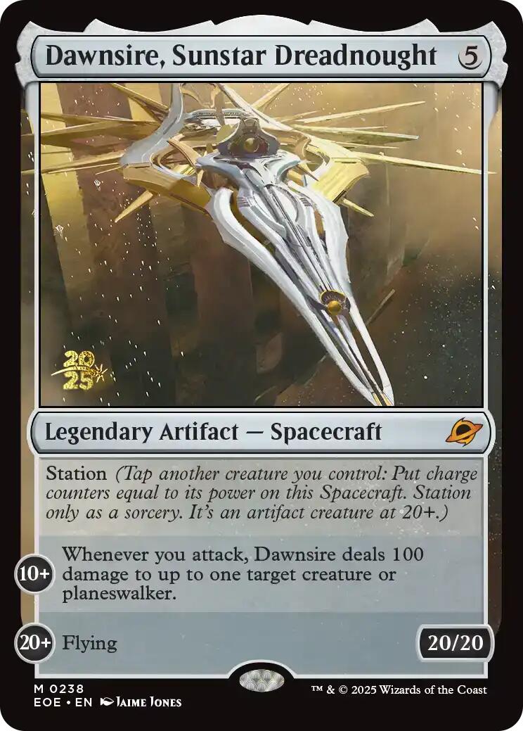 Dawnsire, Sunstar Dreadnought [Edge of Eternities Prerelease Promos] | Gear Gaming Fayetteville