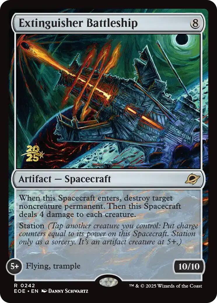 Extinguisher Battleship [Edge of Eternities Prerelease Promos] | Gear Gaming Fayetteville