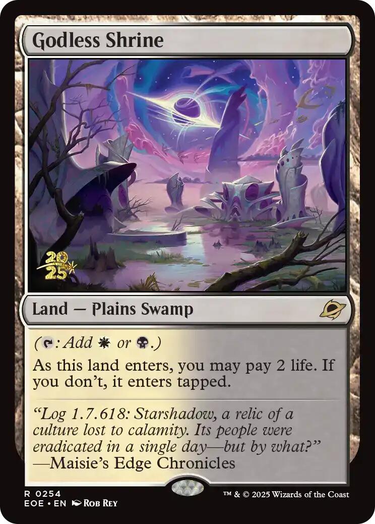 Godless Shrine [Edge of Eternities Prerelease Promos] | Gear Gaming Fayetteville
