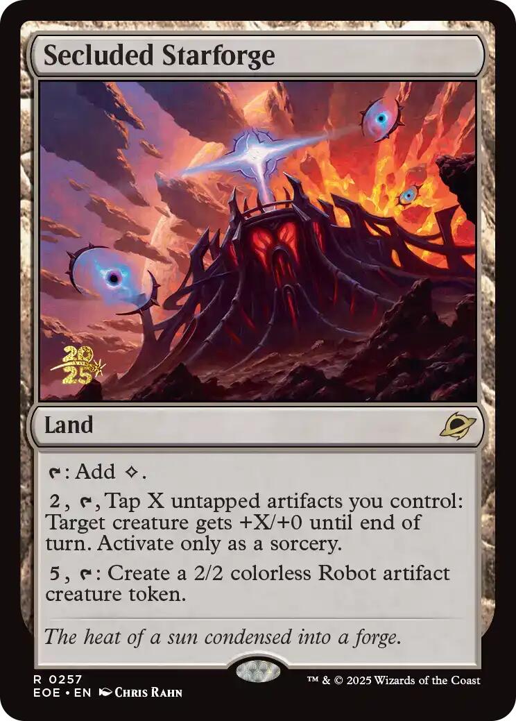 Secluded Starforge [Edge of Eternities Prerelease Promos] | Gear Gaming Fayetteville