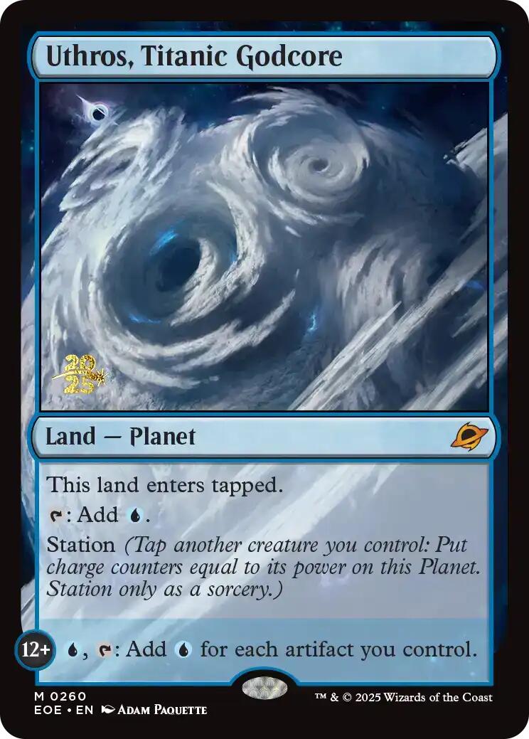 Uthros, Titanic Godcore [Edge of Eternities Prerelease Promos] | Gear Gaming Fayetteville