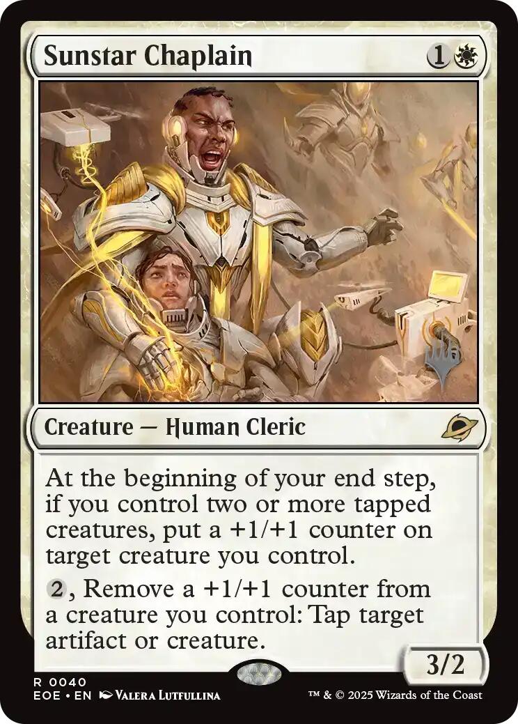Sunstar Chaplain [Edge of Eternities Promo Pack] | Gear Gaming Fayetteville