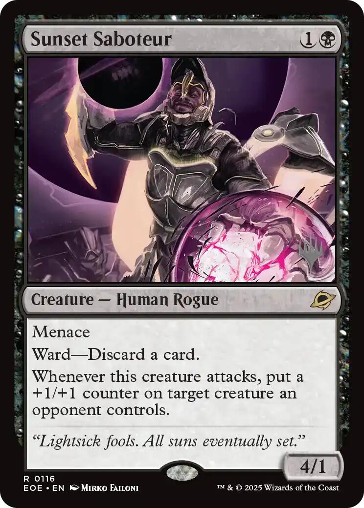 Sunset Saboteur [Edge of Eternities Promo Pack] | Gear Gaming Fayetteville