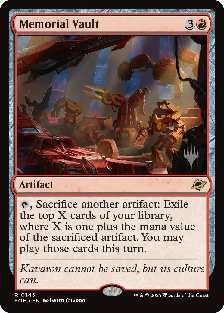 Memorial Vault [Edge of Eternities Promo Pack] | Gear Gaming Fayetteville