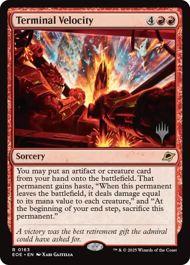 Terminal Velocity [Edge of Eternities Promo Pack] | Gear Gaming Fayetteville