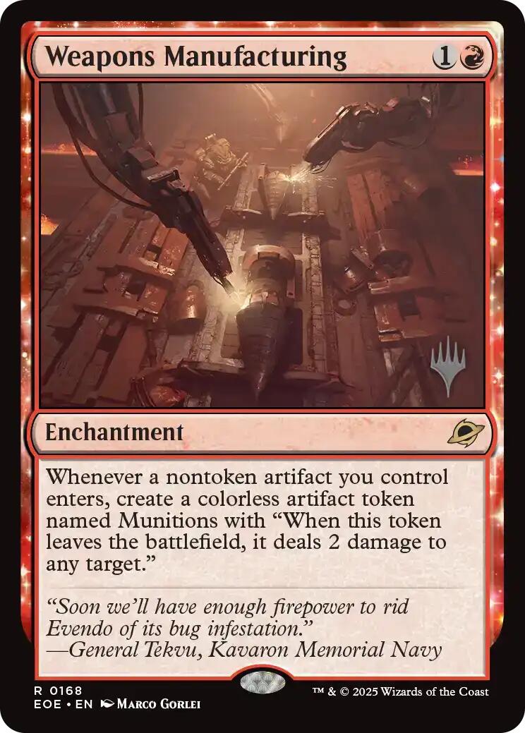 Weapons Manufacturing [Edge of Eternities Promo Pack] | Gear Gaming Fayetteville