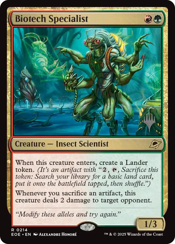 Biotech Specialist [Edge of Eternities Promo Pack] | Gear Gaming Fayetteville