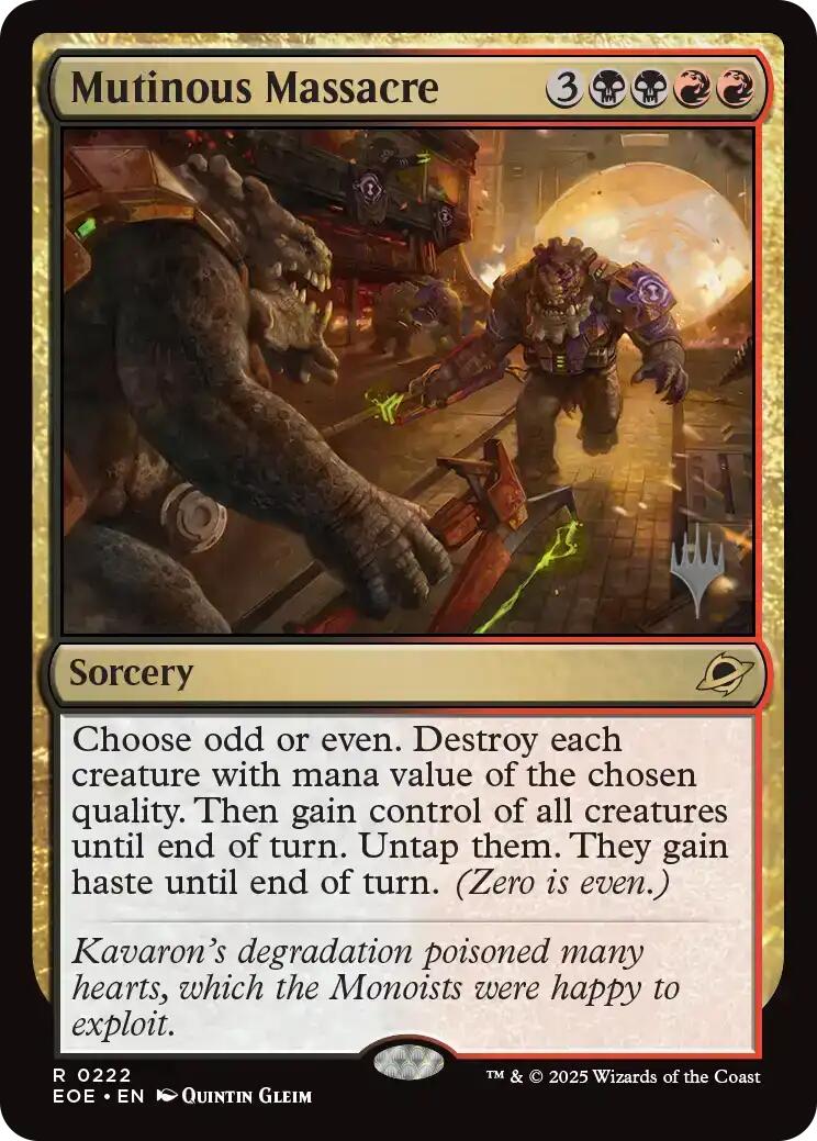 Mutinous Massacre [Edge of Eternities Promo Pack] | Gear Gaming Fayetteville