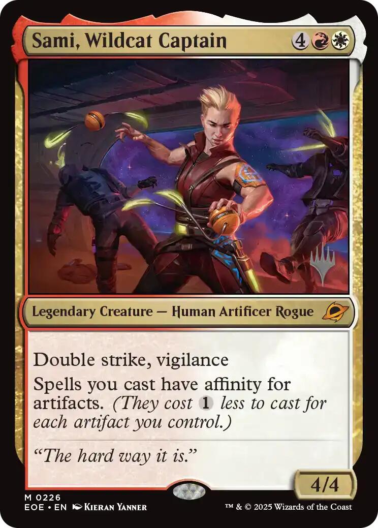 Sami, Wildcat Captain [Edge of Eternities Promo Pack] | Gear Gaming Fayetteville