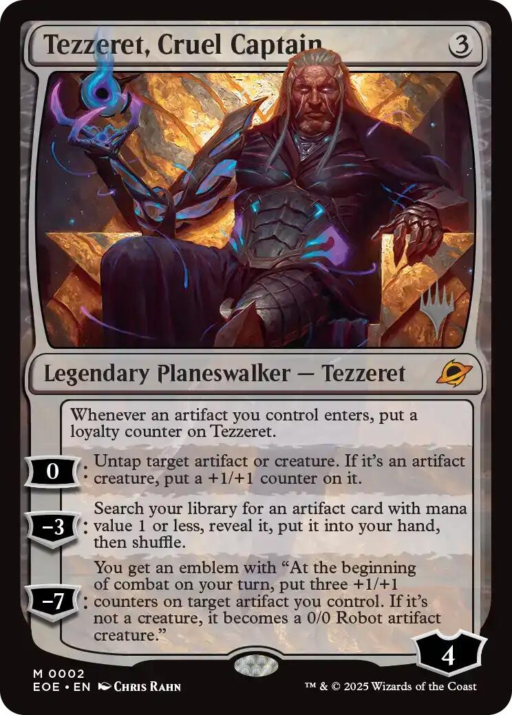 Tezzeret, Cruel Captain [Edge of Eternities Promo Pack] | Gear Gaming Fayetteville