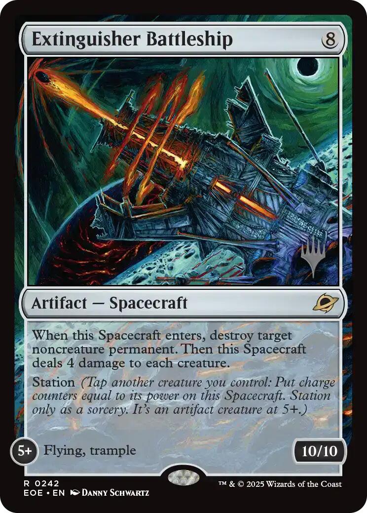 Extinguisher Battleship [Edge of Eternities Promo Pack] | Gear Gaming Fayetteville
