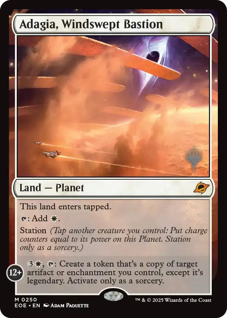 Adagia, Windswept Bastion [Edge of Eternities Promo Pack] | Gear Gaming Fayetteville