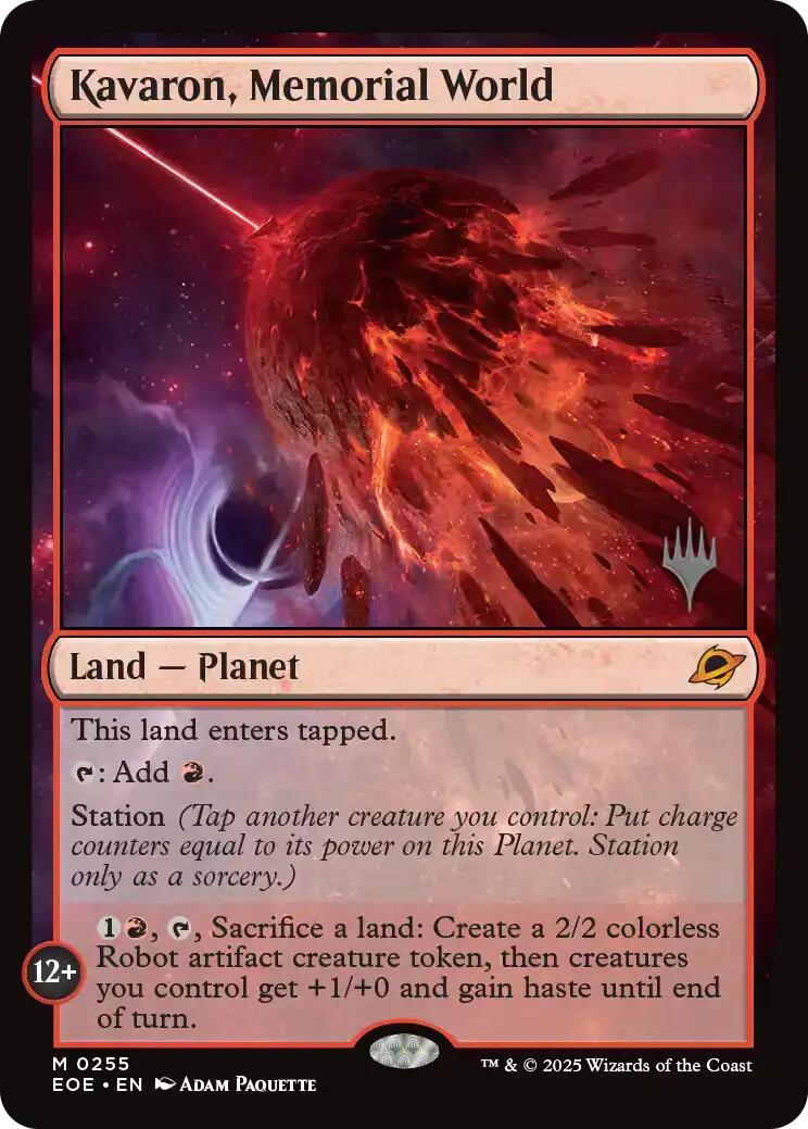 Kavaron, Memorial World [Edge of Eternities Promo Pack] | Gear Gaming Fayetteville