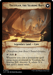 Brass's Tunnel-Grinder // Tecutlan, The Searing Rift (Extended Art) [The Lost Caverns of Ixalan] | Gear Gaming Fayetteville