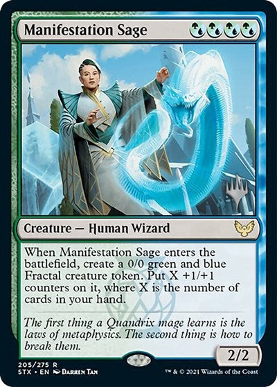 Manifestation Sage (Promo Pack) [Strixhaven: School of Mages Promos] | Gear Gaming Fayetteville