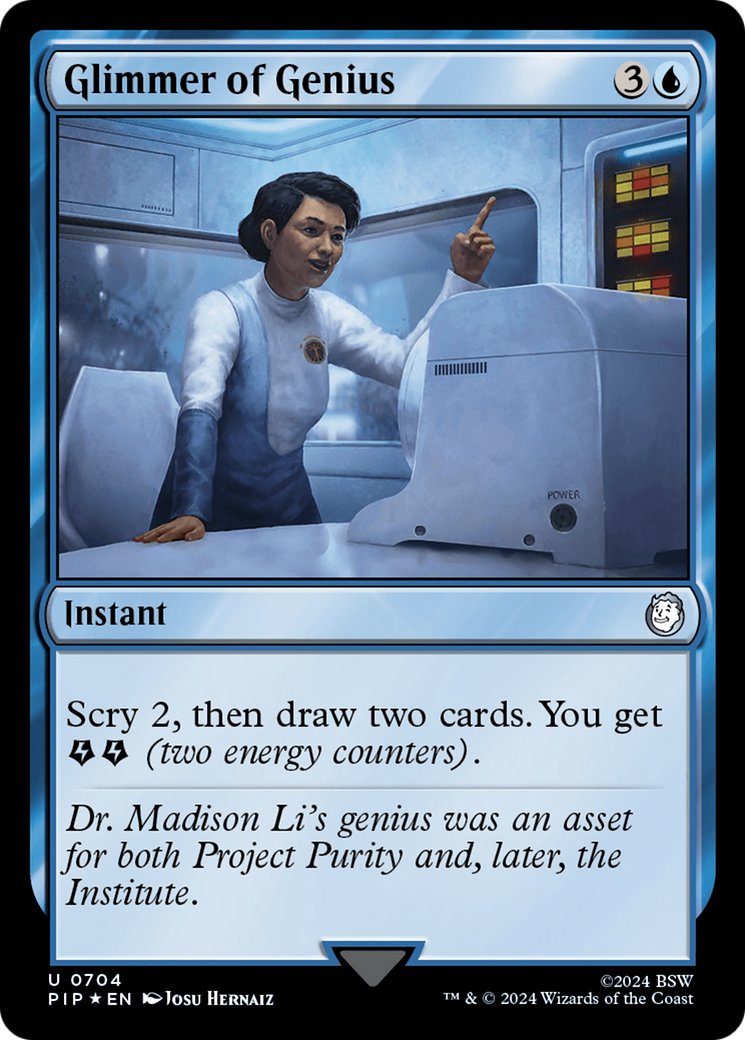 Glimmer of Genius (Surge Foil) [Fallout] | Gear Gaming Fayetteville