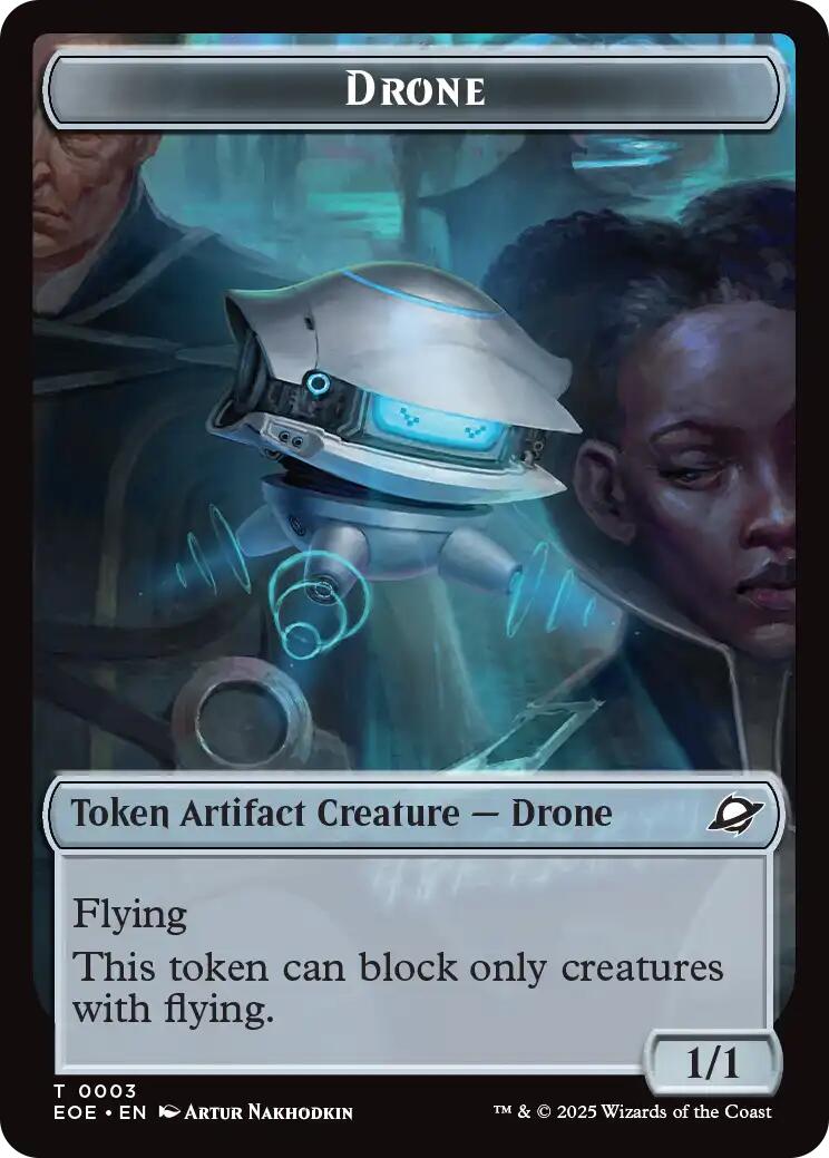 Drone // Lander (0006) Doubled-Sided Token [Edge of Eternities Tokens] | Gear Gaming Fayetteville