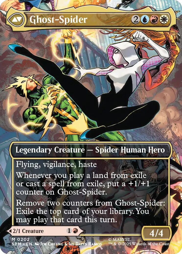 Gwen Stacy (0202) (Borderless) [Marvel's Spider-Man] | Gear Gaming Fayetteville
