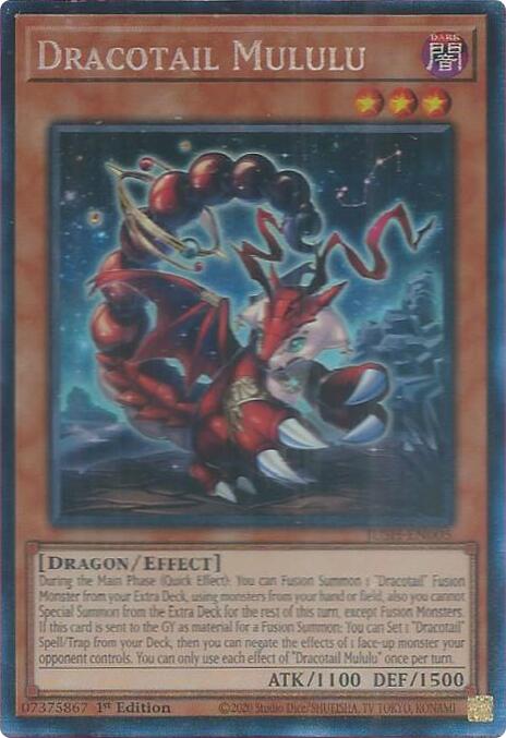 Dracotail Mululu (CR) [JUSH-EN005] Collector's Rare | Gear Gaming Fayetteville