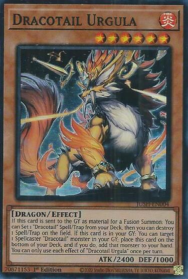 Dracotail Urgula (Super Rare) [JUSH-EN004] Super Rare | Gear Gaming Fayetteville