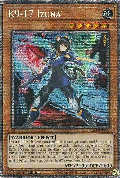 K9-17 Izuna (Starlight Rare) [JUSH-EN031] Starlight Rare | Gear Gaming Fayetteville