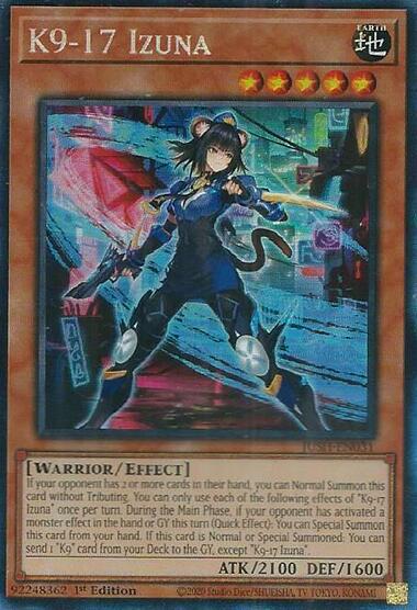 K9-17 Izuna (CR) [JUSH-EN031] Collector's Rare | Gear Gaming Fayetteville