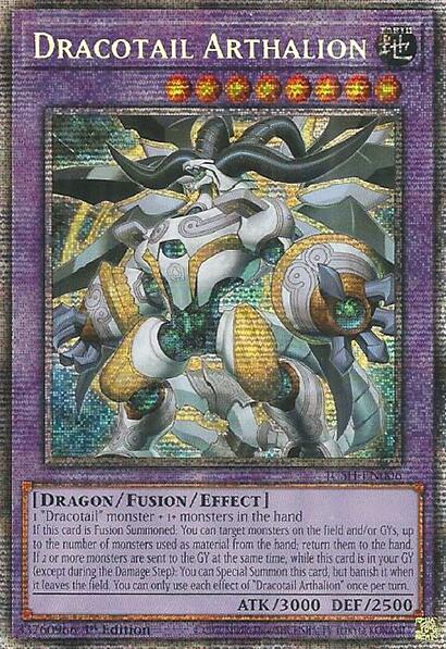 Dracotail Arthalion (Starlight Rare) [JUSH-EN006] Starlight Rare | Gear Gaming Fayetteville
