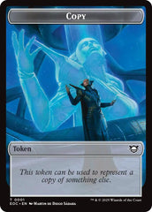Copy // Golem (0012) Double-Sided Token [Edge of Eternities Commander Tokens] | Gear Gaming Fayetteville